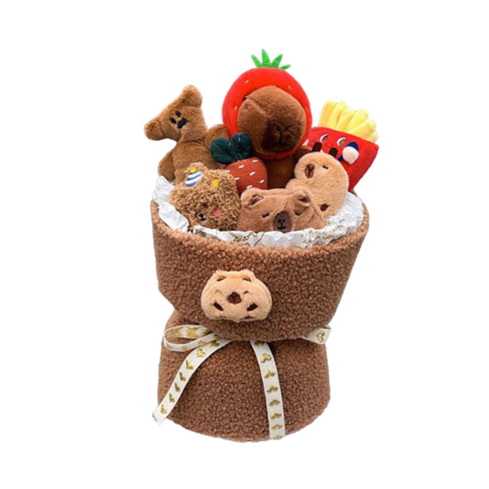 Twisaxc Plush Doll Bouquet Soft Plush Toy Gift Graduations Anniversaries And Special Moments Very Cute And Eye Catching For Creative Toy Doll Bouquet Home, Style A