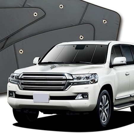 Amazon ランドクルーザー 0系 カーテン サンシェード カーフィルム フロント用 車中泊 防災グッズで 01s A023 Fu サンシェード 車 バイク