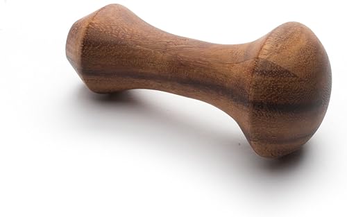 Miniatura 10 de Ironwood Gourmet Mortero y mortero olmeca, madera de acacia