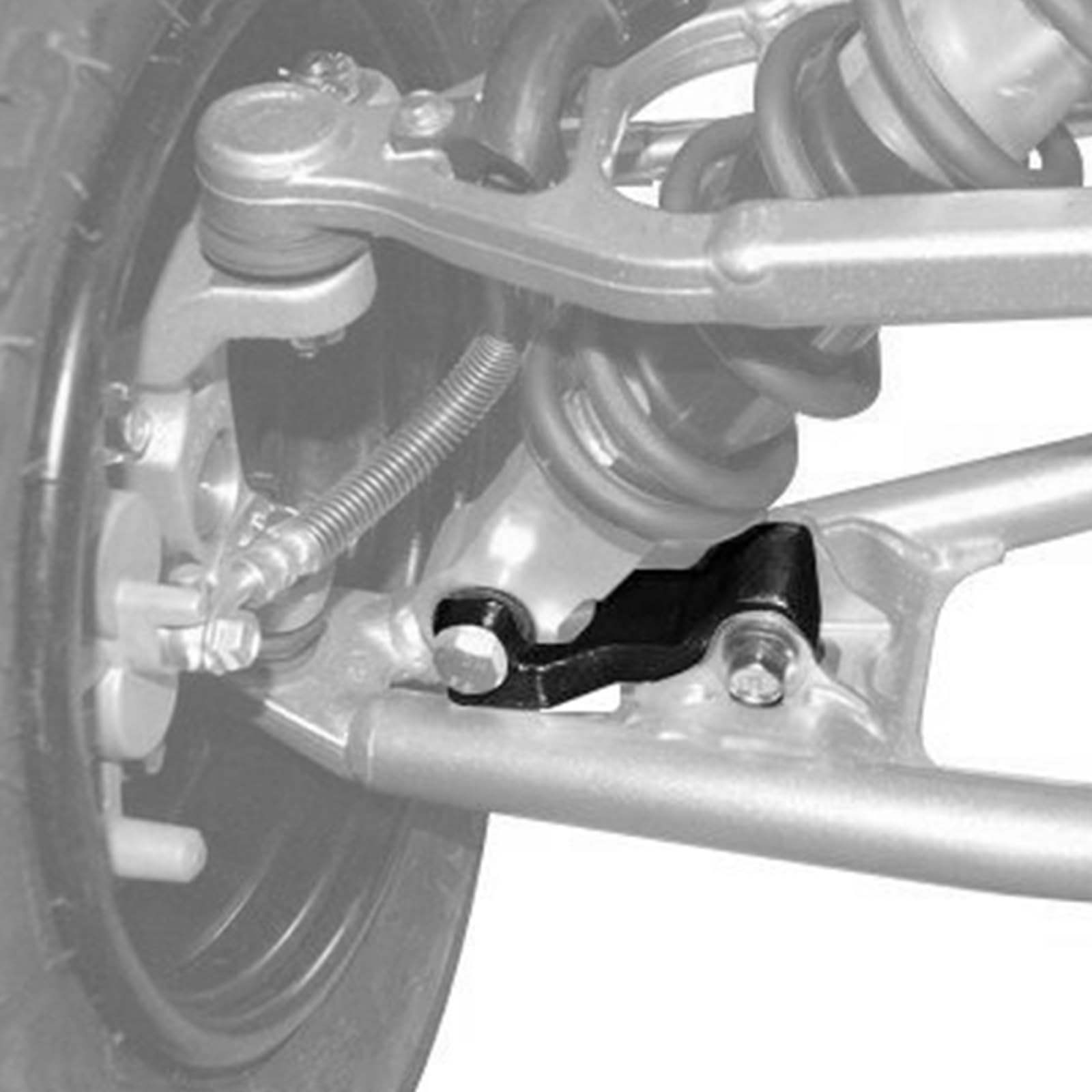 NICECNC Kit abbassamento anteriore posteriore ATV nero compatibile con Yamaha Raptor 660 660R 2001-2005 YFM660R Raptor 700 700R 2006-2019 YFM700