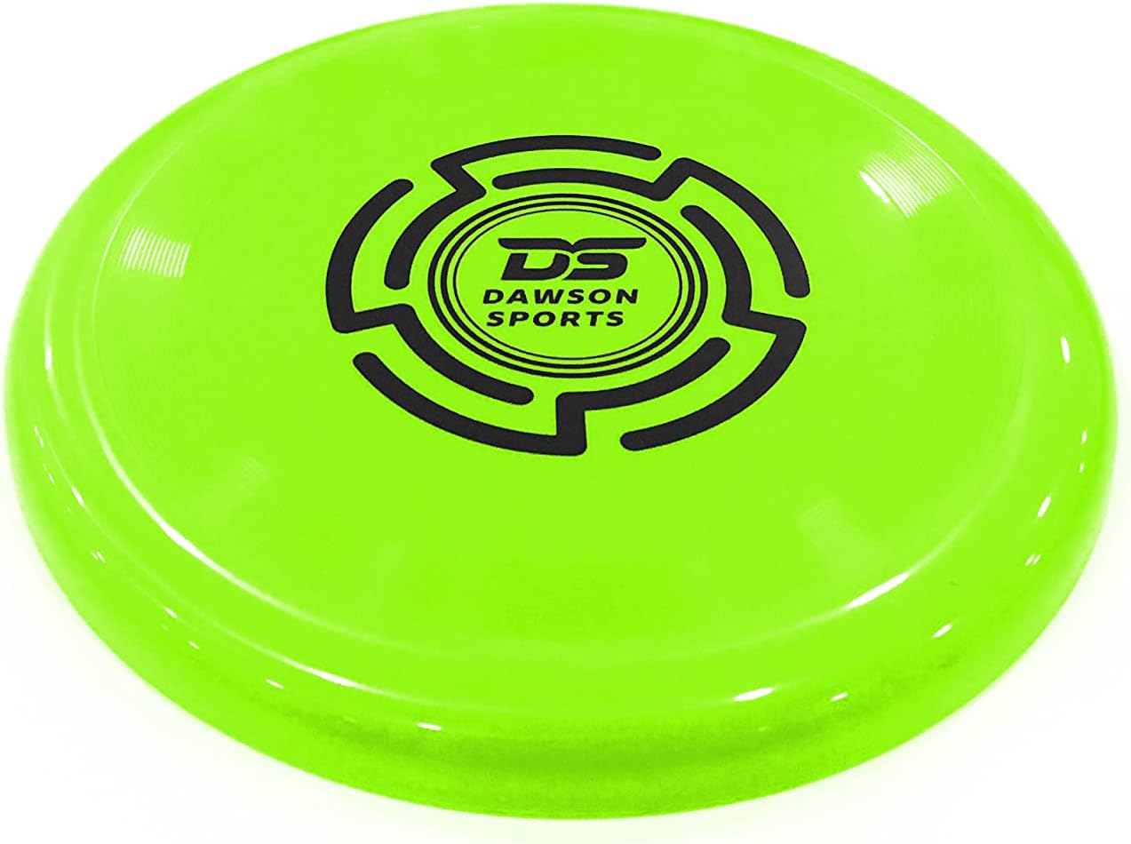 Dawson Sports Frisbee - 25.4cm - Green (1-105-G) - Premium Quality Disc for Ultimate Outdoor Fun - Durable Design, Perfect for Beach, Park, and Backyard Games for Active Play and Recreation"