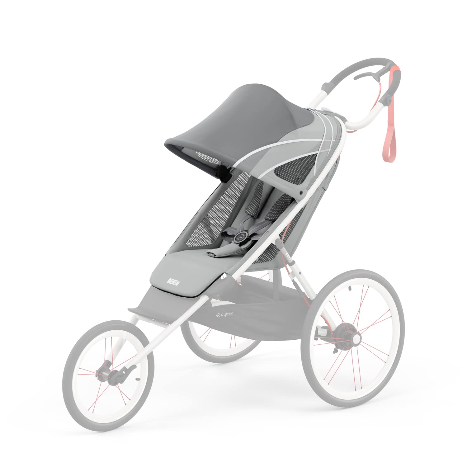 CybexSeat Package for AVI Jogger Pram, from Approx. 6 Months - Approx. 4 Years, Max. 111 cm and 22 kg, Seat Unit for Multisport Trolley, Medal Grey