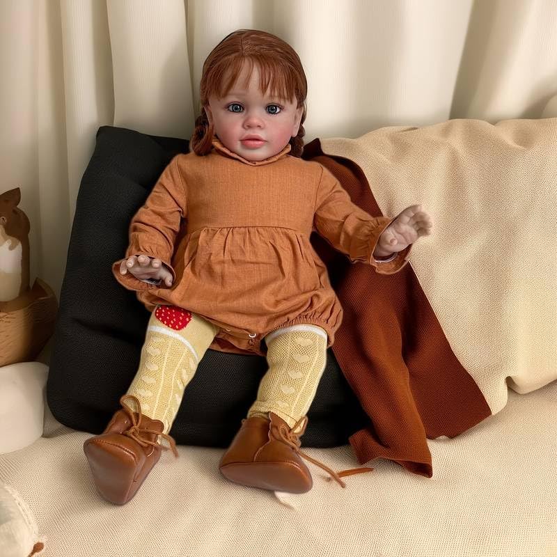 Muñeca bebé realista Reborn de 26 pulgadas con cuerpo de tela miniatura 2