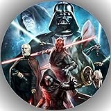 Fondant Tortenaufleger Tortenbild Geburtstag Star Wars AMA48