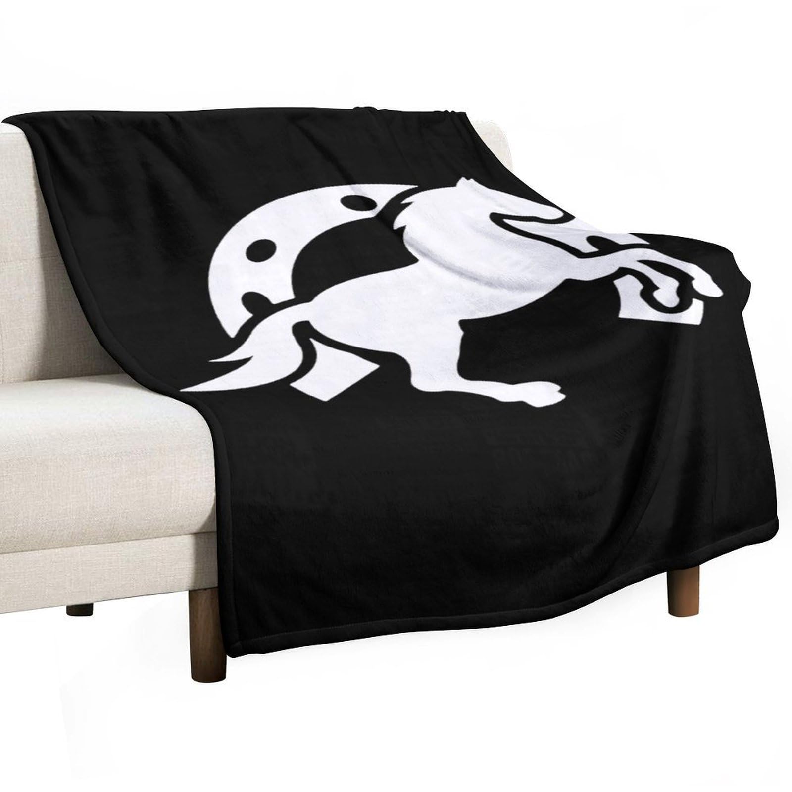 Cgsbngha Style Horseshoe Horse Flannel Fleece Blanket Lightweight Soft Throw Blankets For Sofa Couch Bed Chair