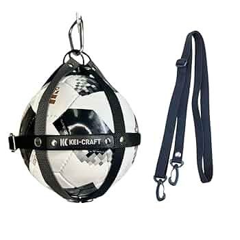 KEI-CRAFT ボールホルダー ボールホルダー（サッカー用） - ハンドメイドのボールホルダー