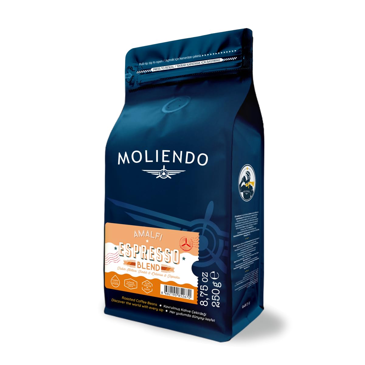 Moliendo Finest Coffee Amalfi Espresso Blend Kahve (Çekirdek)…