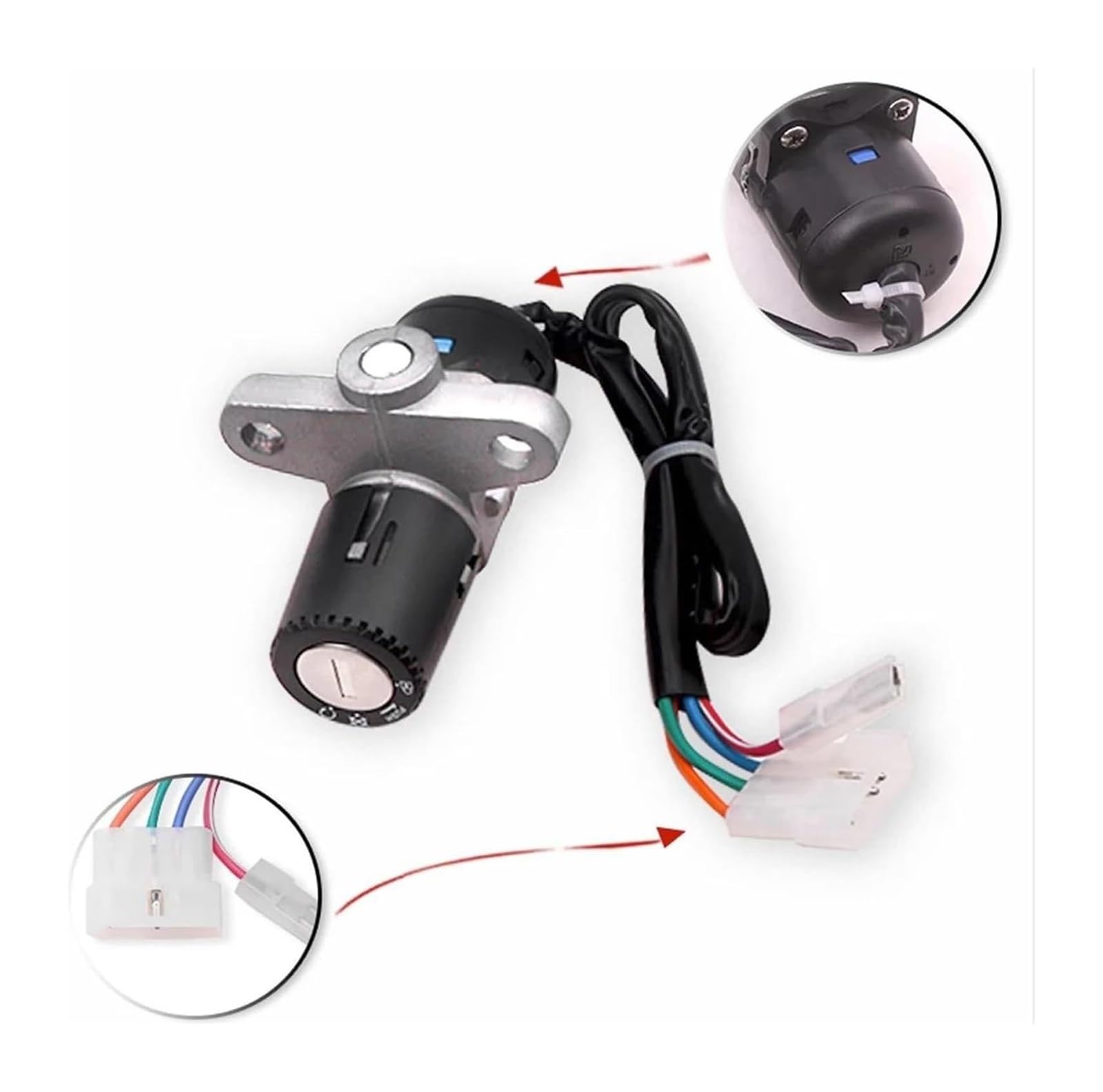 para CR150 GPR150 GPR125 GPR250R CR-GPR 150 Tapa Combustible Depósito Gasolina Accesorios Kit De Llave Encendido Y Bloqueo Interruptor Encendido con Llave Motocicleta