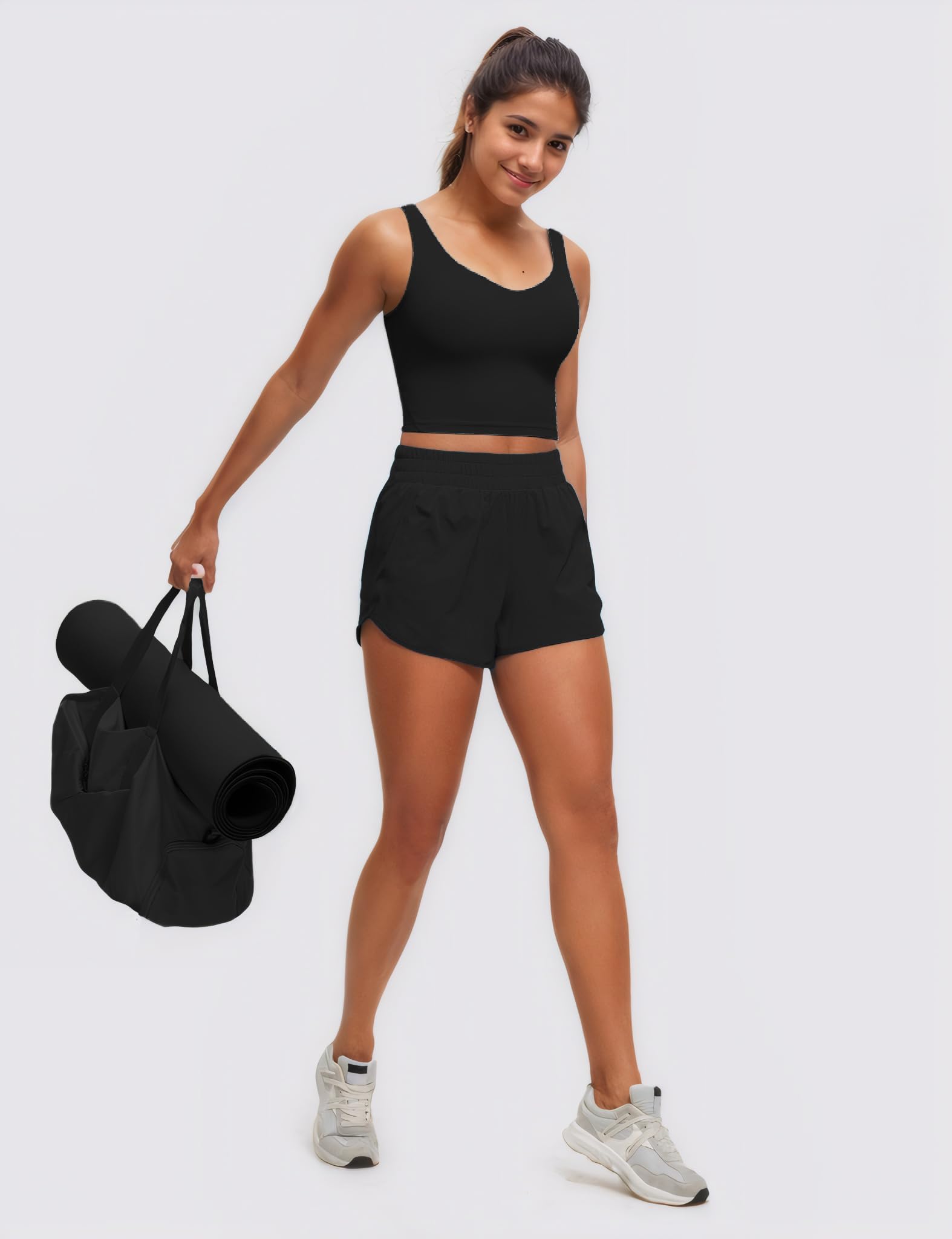 Sujetador Deportivo para Mujer Sin Aros con Relleno Extraíble Transpirable para Entrenar, Correr, Yoga