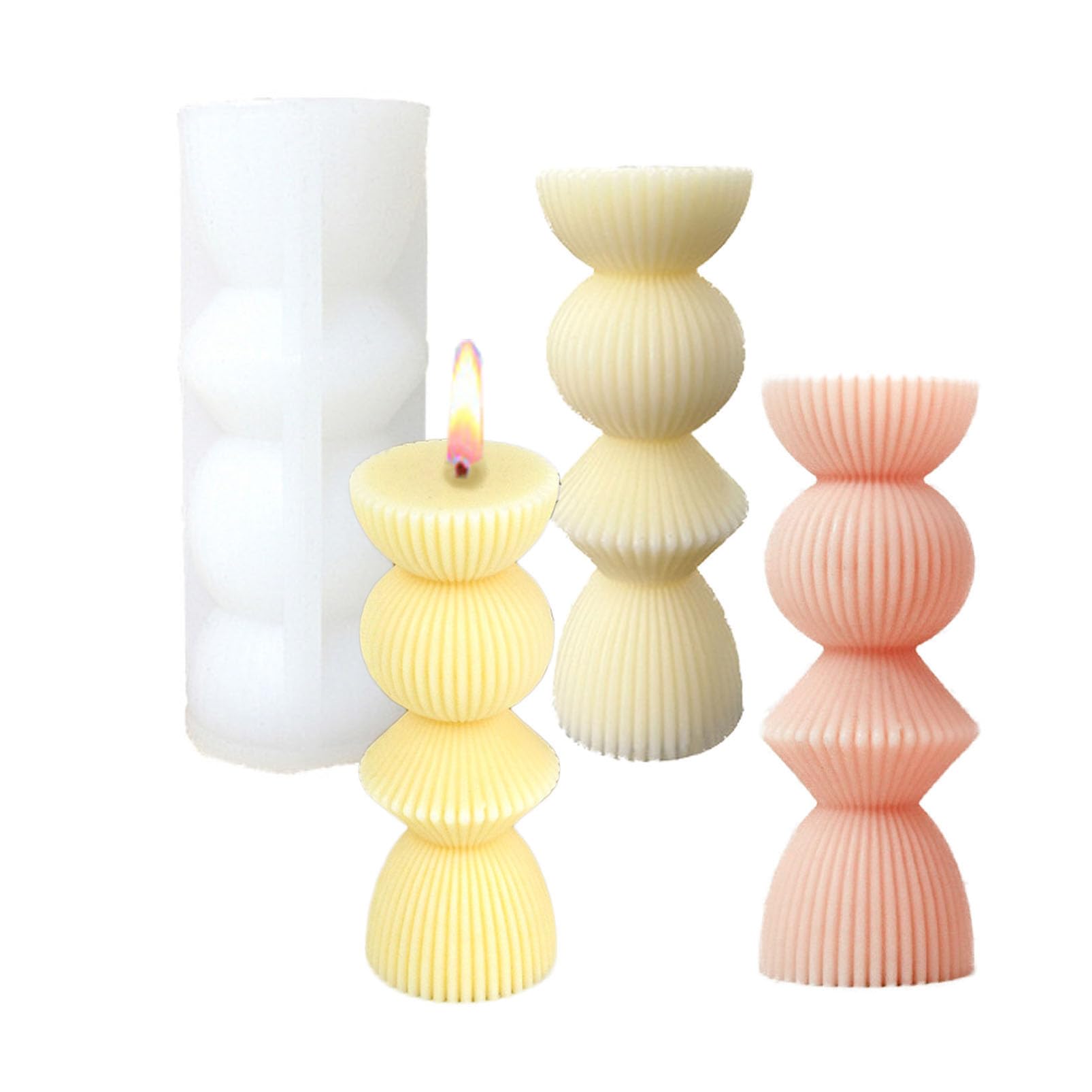 Moule Resine Epoxy Moule Silicone Bougie 3D Moule À Bougie Moule