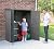 Lifetime 60209 Vertical Storage Shed (53 Cubic feet), Roof Brown, 74 x 142 x 174 cm
