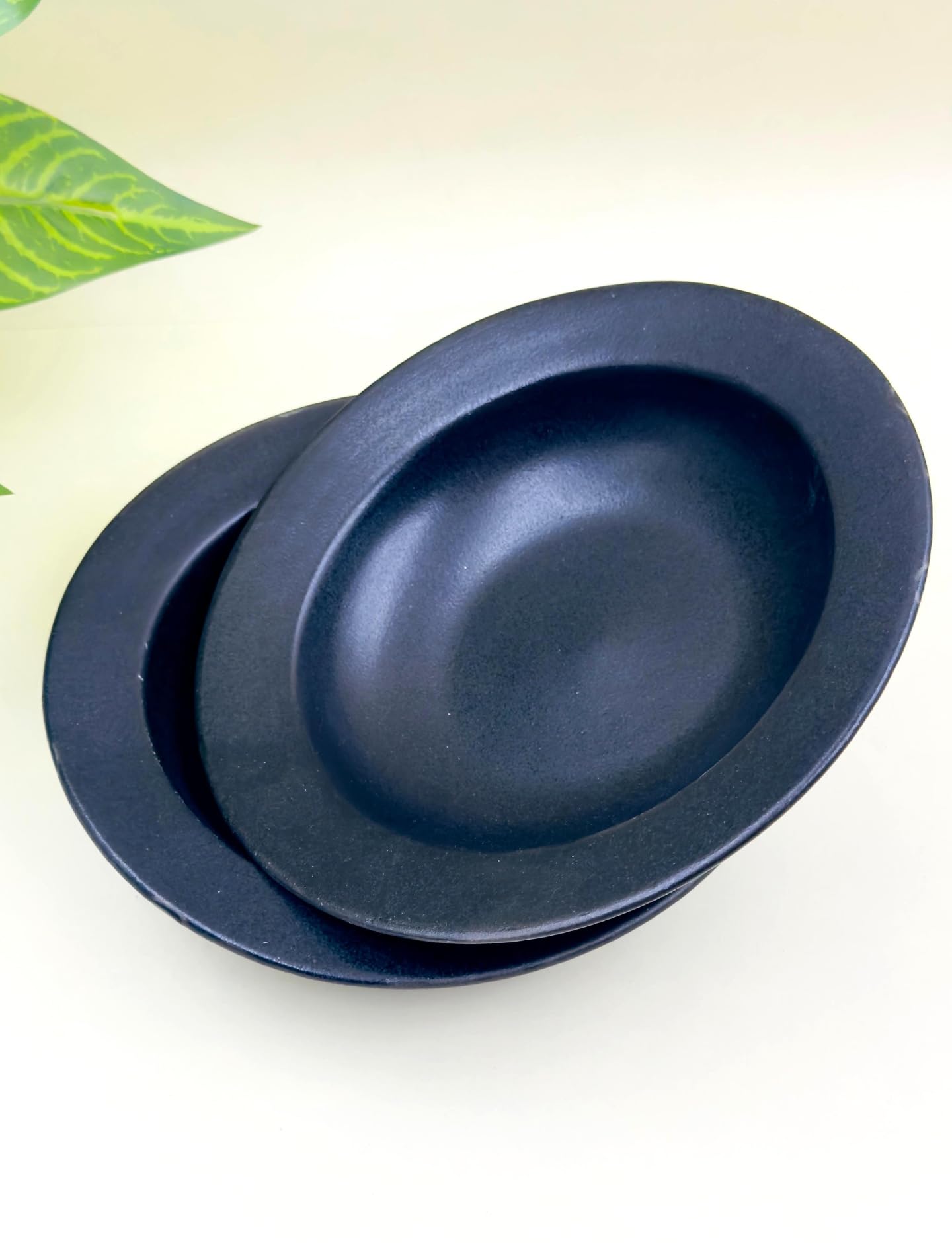 Blue Heart Ceramic Soup Plates - 2 Pack -30