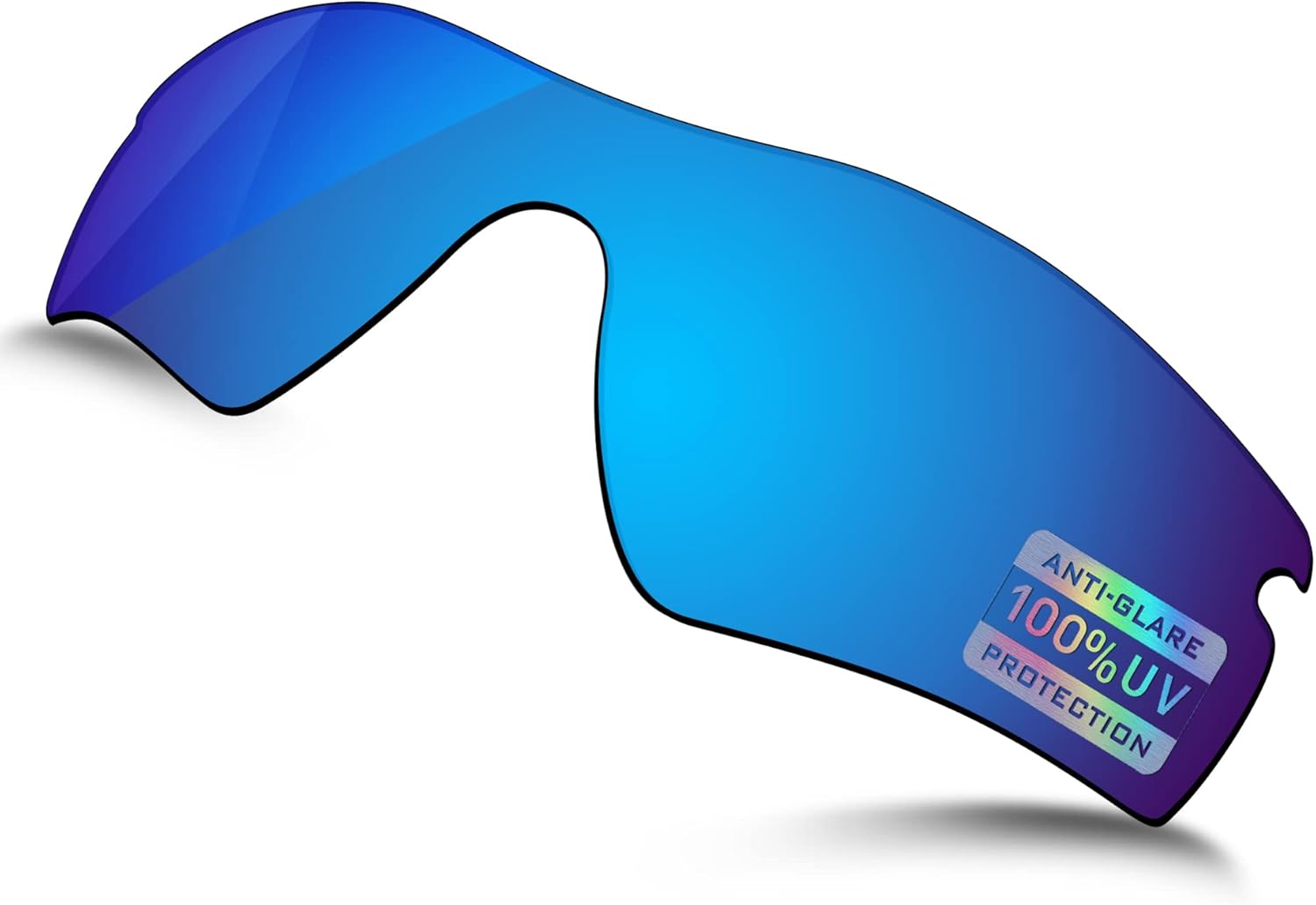 Bowyer POLARIZED Replacement Lenses for Oakley Radar Path Asian Fit Sunglasses - Surf Blue Mirror
