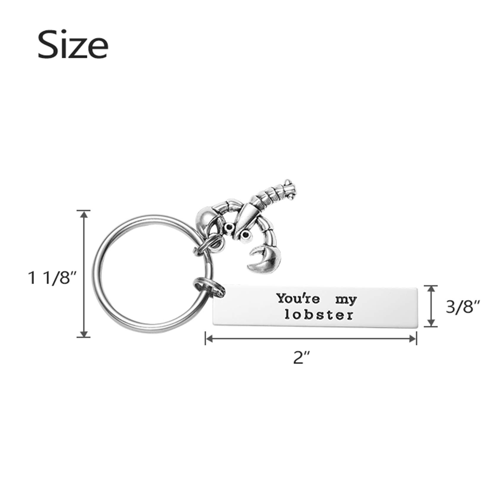 Friends Show Gifts You're My Lobster Keychain Friends TV Show
