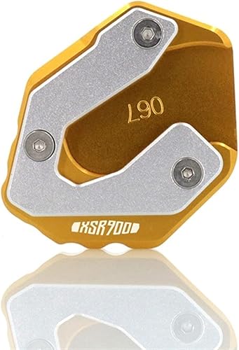 Miniatura 10 de Tablero de extensión para Yamaha MT-09 MT 09 MT09 Tracer XSR900 XSR 900 motocicleta CNC Kickstand pie soporte placa de soporte ampliar almohadilla