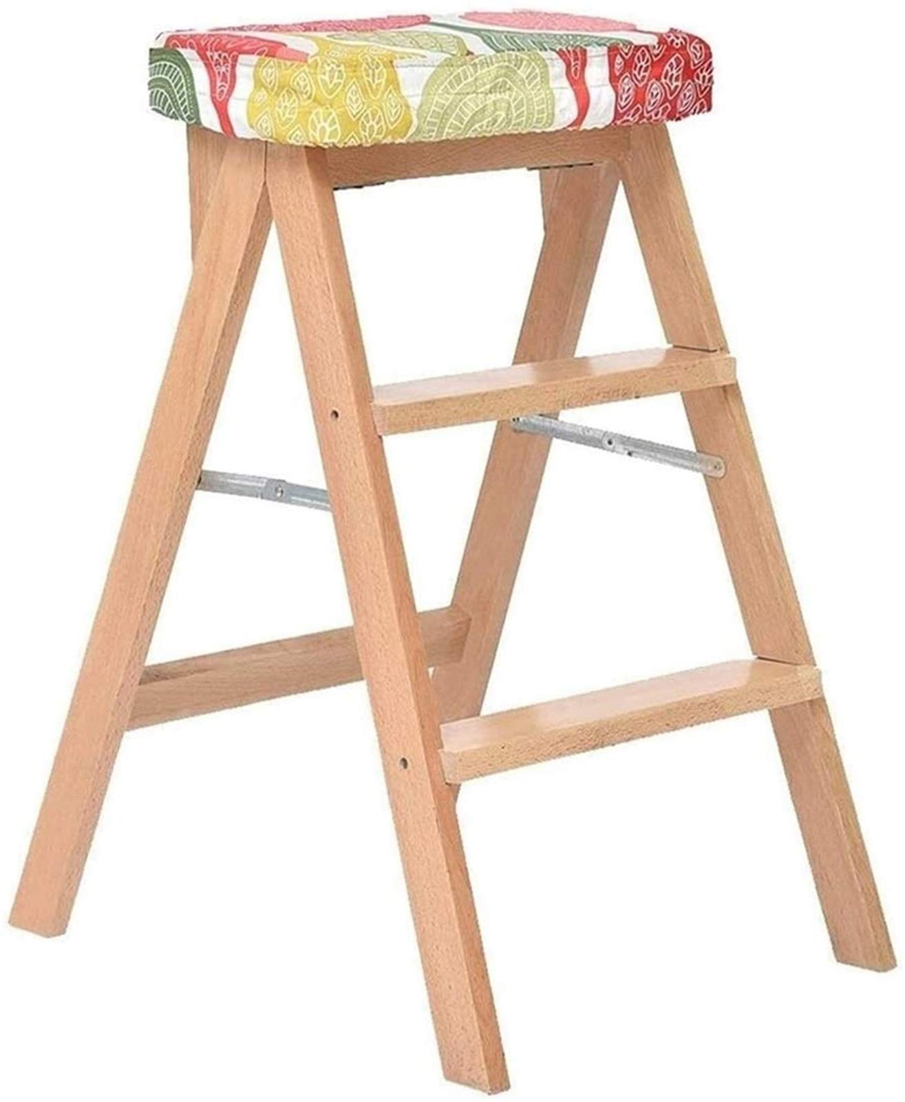 Échelle en bois multifonction pour éviter les chutes en cuisine