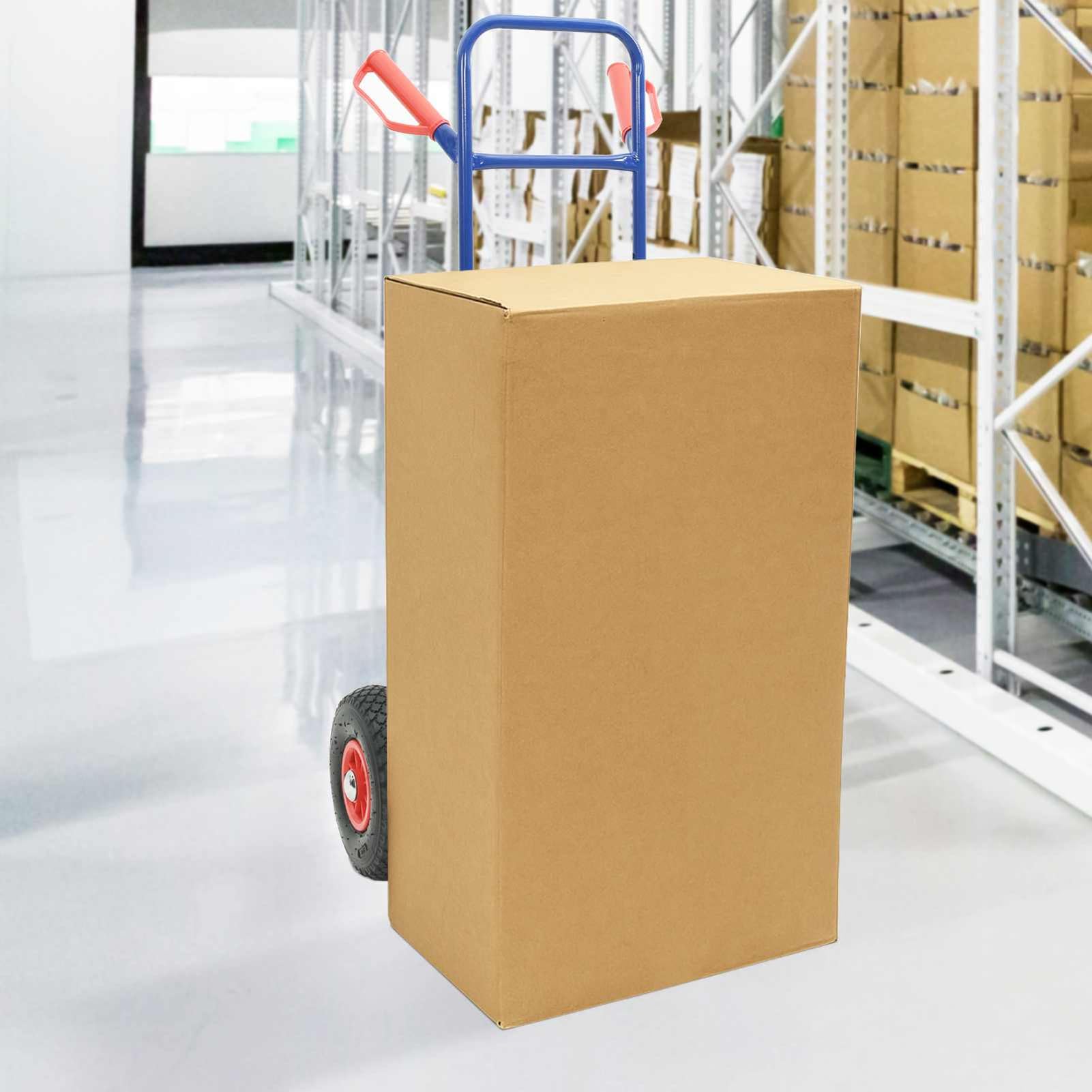 Handwagen Blau und Rot 49,5 x 53 x 114 cm Stahl Werkzeug Model4019016