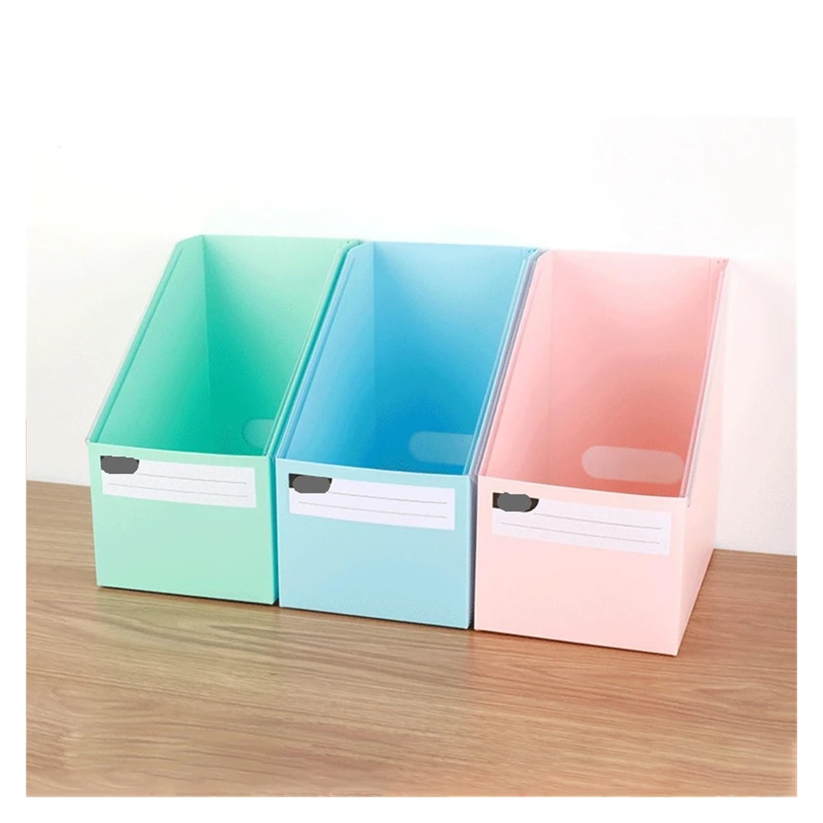 Bandeja Plegable Sencilla for Archivos A4, Ideal for Guardar Documentos, Libros y artículos Escolares, for diversas Funciones(Deep Blue)