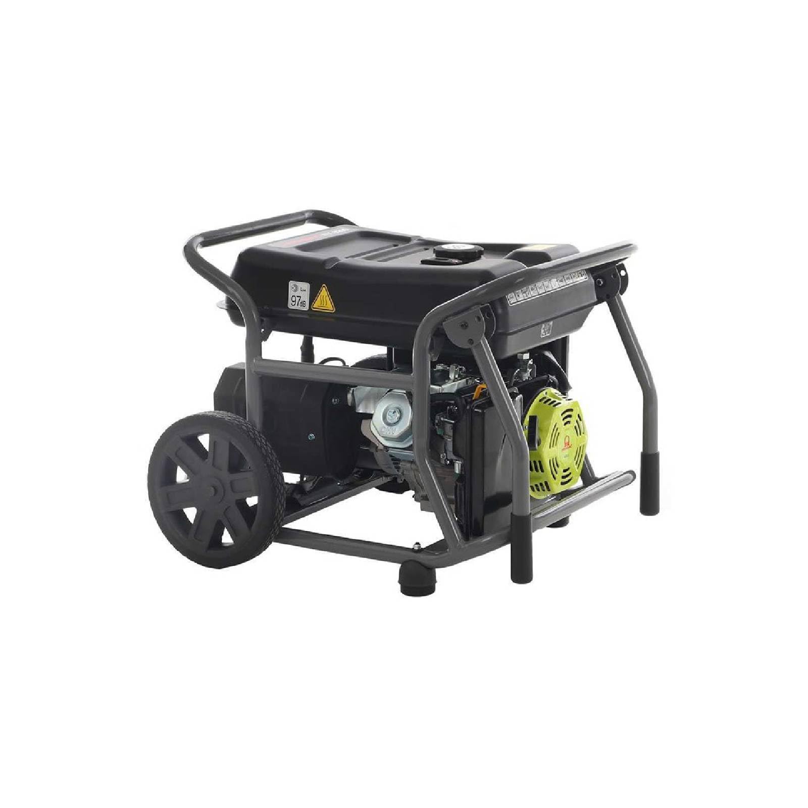 La zappa Generatore "WX 6200 ES" motore OHV monofase con funzionamento a benzina e avviamento a strappo ed elettrico 5800 W