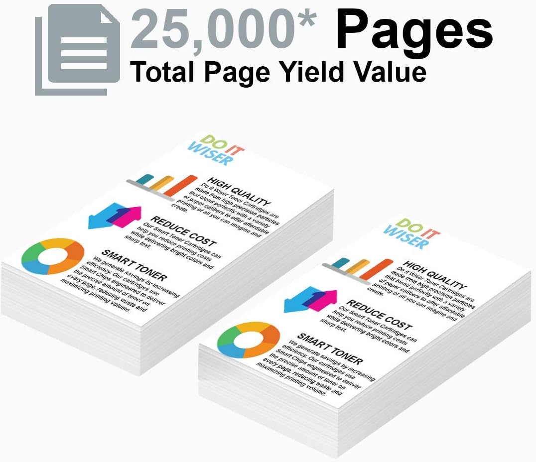 Black Friday - 70% OFF Do it Wiser Compatible Printer Toner Cartridge Replacement for Xerox WorkCentre 4265 | 106R02734 (25,000 Pages)