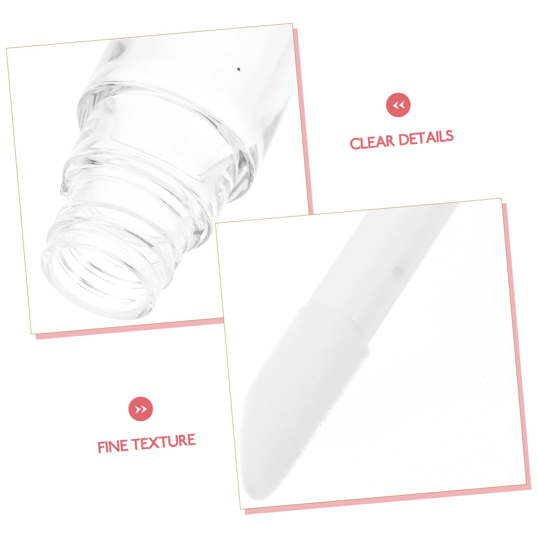 Tubo per Lucidalabbra Vuoto da 10ml in Petg, 15 Pezzi