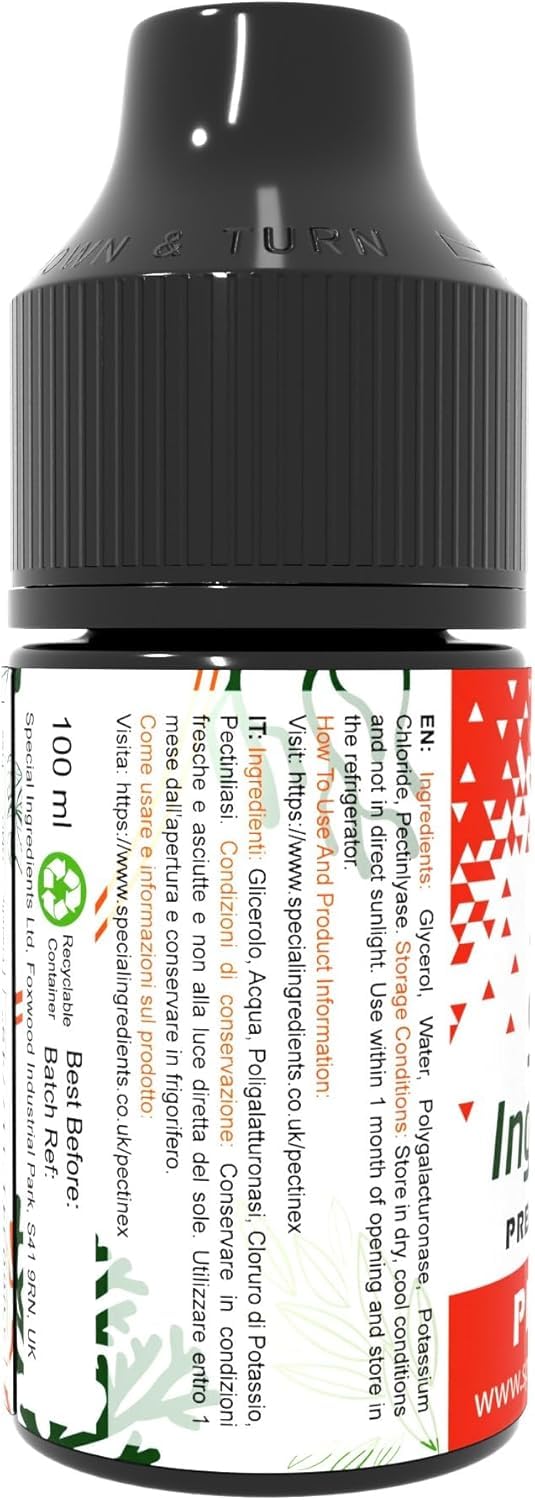 Special Ingredients Pectinex Ultra SP-L 100ml - Enzima che scompone la struttura della pectina - qualità premium (etichette e istruzioni in italiano) - confezione riciclabile
