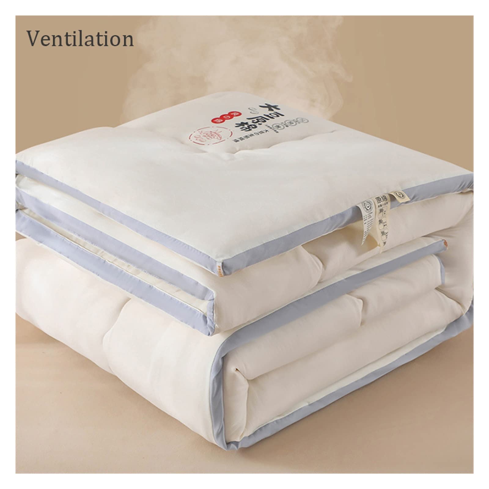 Amazon｜ツインキルト 羽毛布団 肌掛け布団 100%繊維ふわふわ超微細