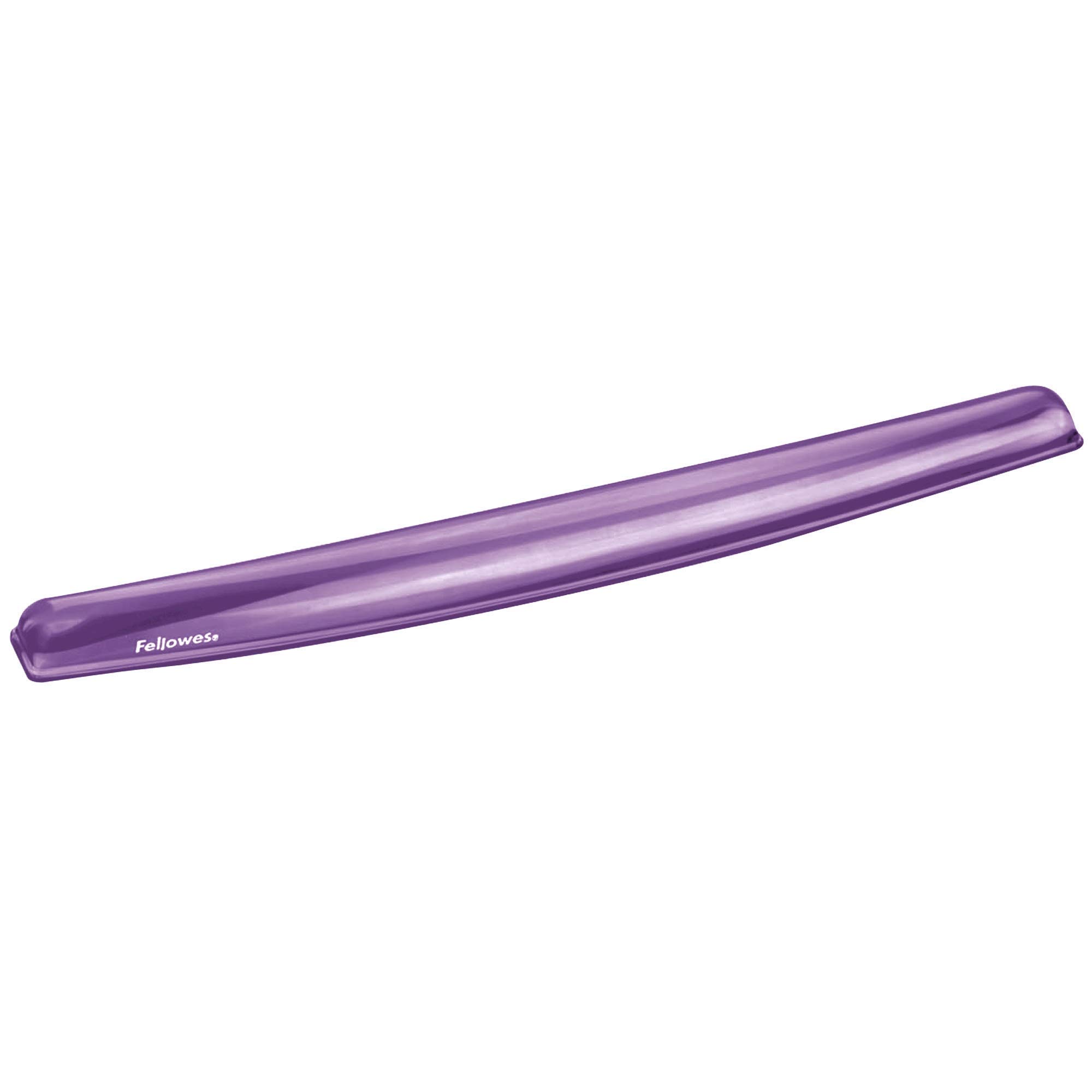 Fellowes 91437 Repose-poignets ergonomique pour clavier Crystal Gel Violet & - 91477-72 - Gel Crystal - Repose-Poignet Gel - Lilas - Lot de 4