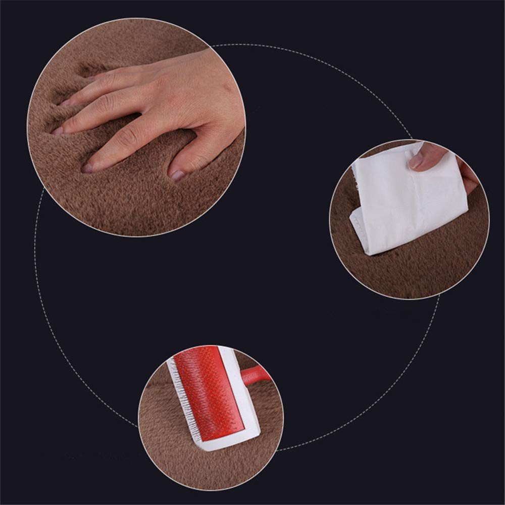 Universal Auto Sitzbezug Autositzauflage Sitzkissen Lammfell Sitzauflage Stuhlauflage Schaffell Kissen fürs Auto Rollstuhlauflage schön (Weinrot,3PCS)