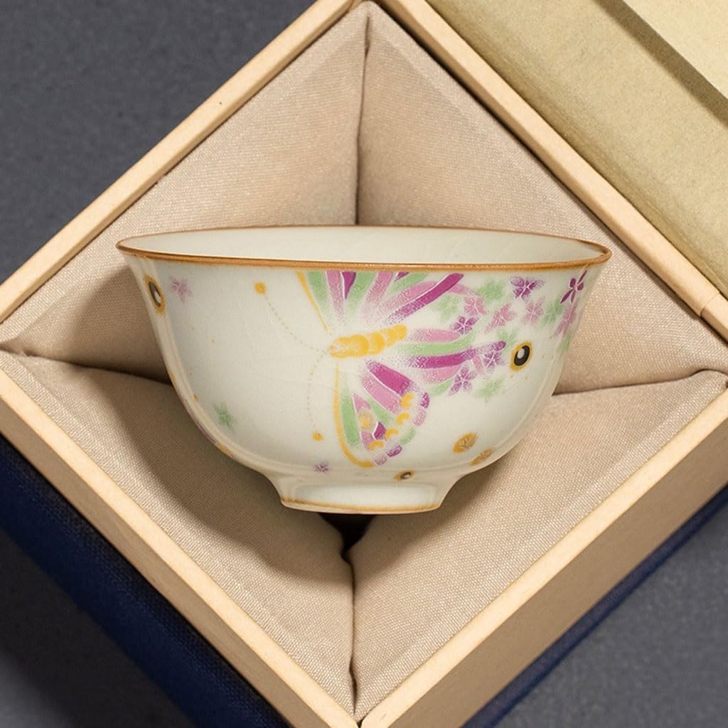 GSOUL Kungfu Tea cup Ceramic Tea Cup Home Hospitality Host Single Small Exquisite Small Tea Cups
