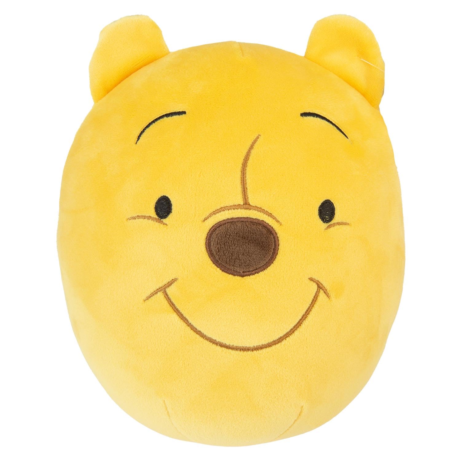 VFM e-Store - Winnie the Pooh Oval Pillow - Character Cushion - Great for Bedroom Decor, Gift Ideas for Children - Yellow - 22cm X 16cm