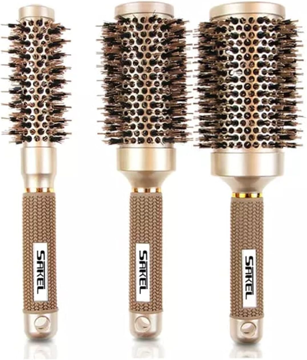 Sakel Thermic Ceramic Hair Brushes (Set of 3)