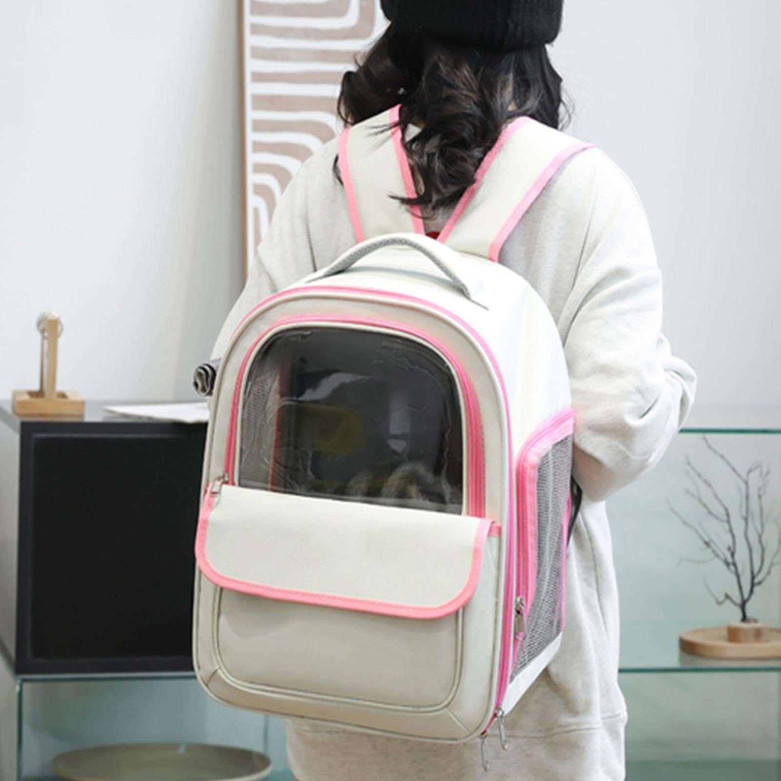 Borsa da trasporto a bolle per gatti, zaino per gatti Borsa zaino comoda e | Zaino portaoggetti Zaino per animali domestici per viaggi all'aperto, escursioni, campeggio,