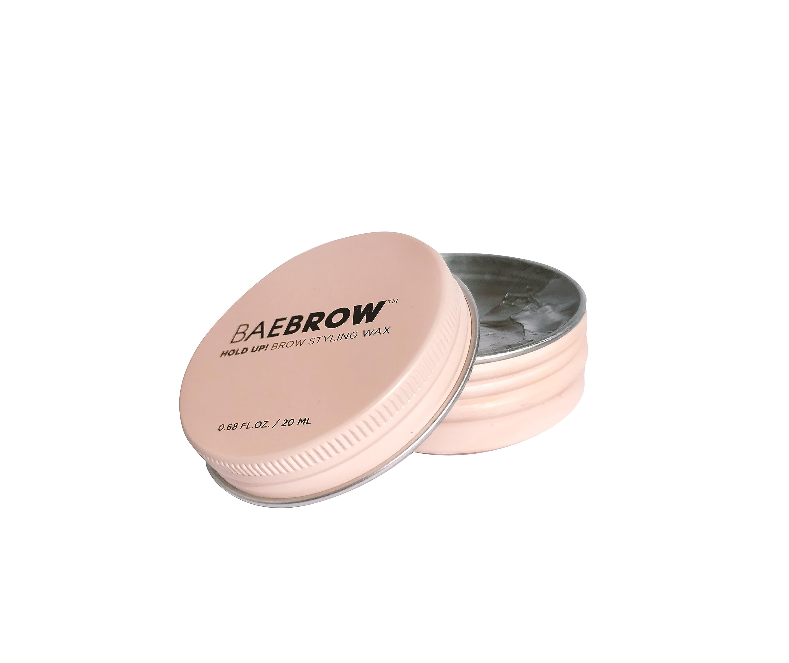 BAEBROW HOLD UP Clear Brow Styling Wax for Feathery Laminated Brows 20ml X-Large Tin