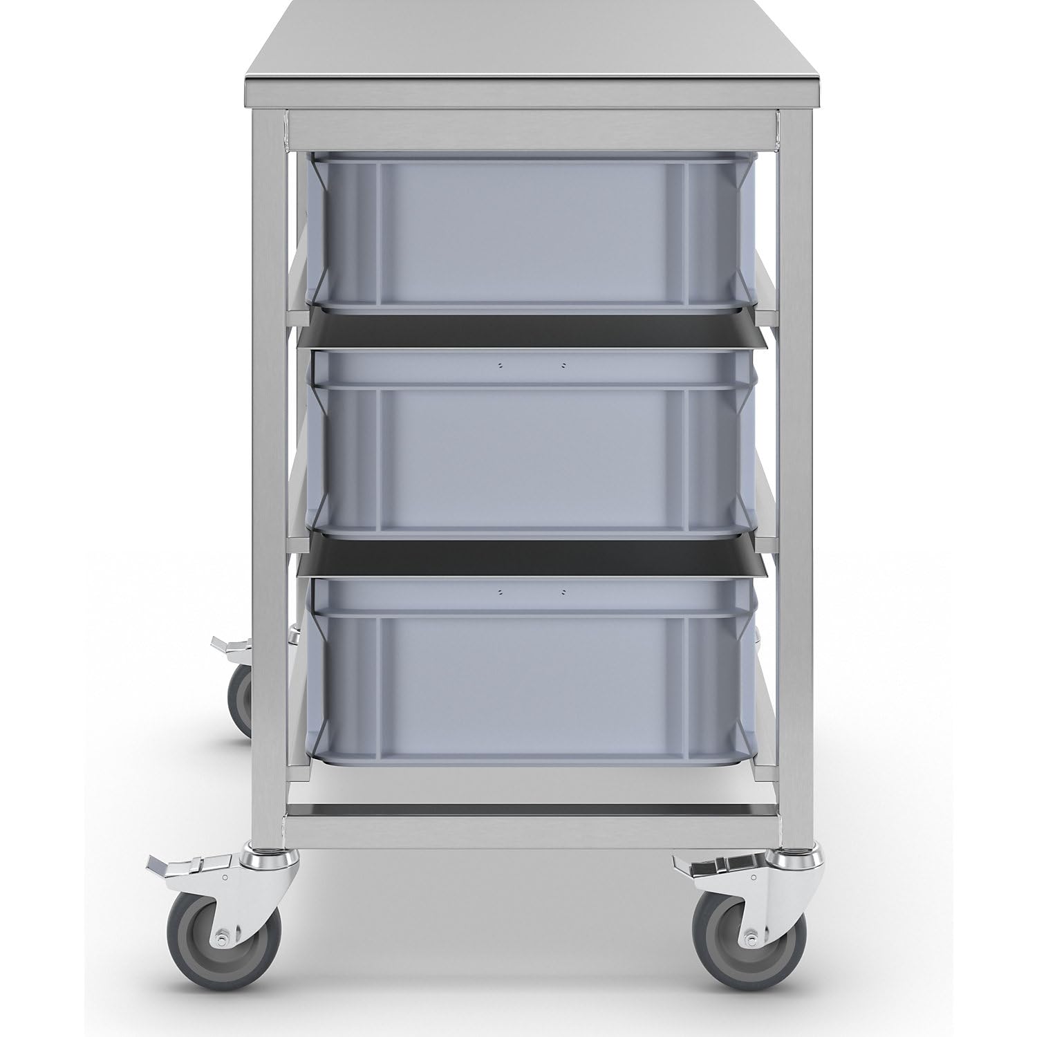 FRANKEL kaiserkraft | Chariot à bacs en inox