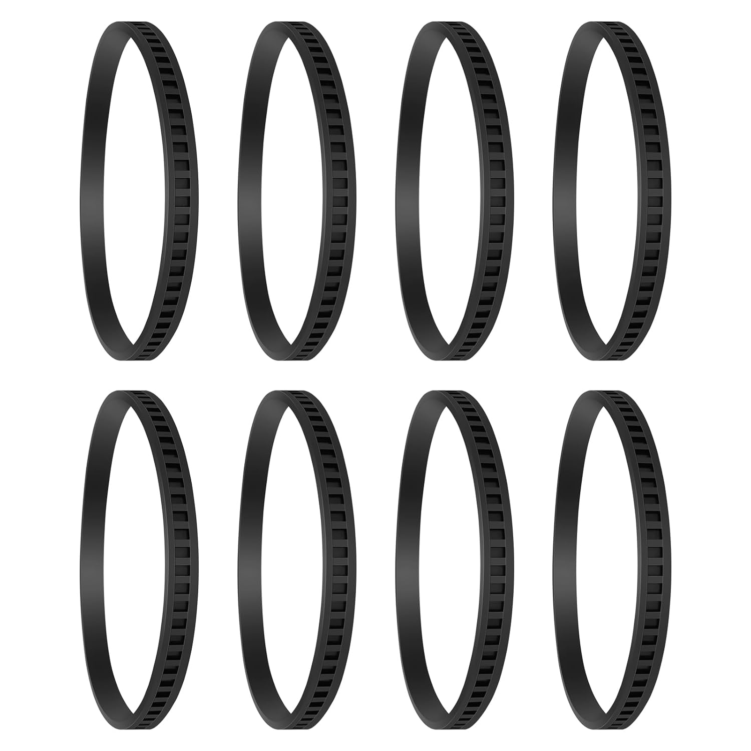 8 Pack 45-69-0010 Bandsaw Rubber Belts Replacement for Bandsaw Part Pulley Tires and Dewalt Bandsaw Rubber Tires 6232-20 6225 AO2807 6238N 6238-20 2729-20 DW328 DW329 D28770 Type 1