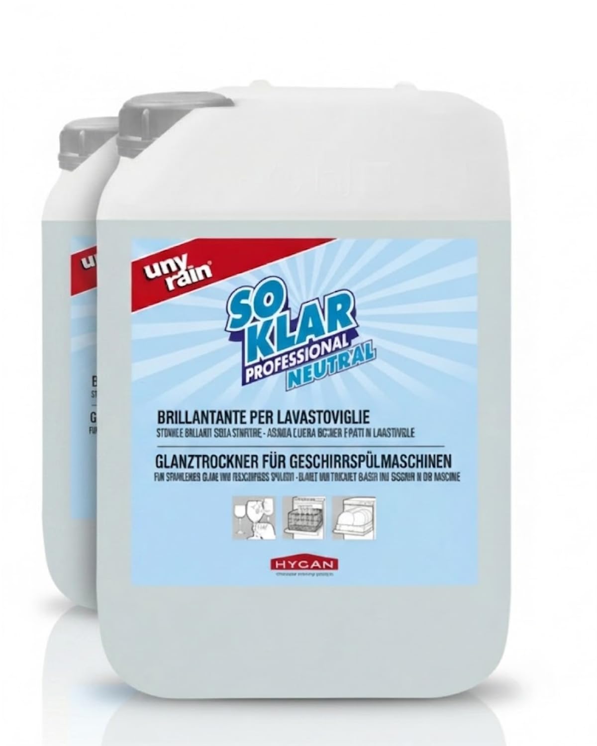 Glanztrockner Neutral 2x 5 kg für Spülmaschinen