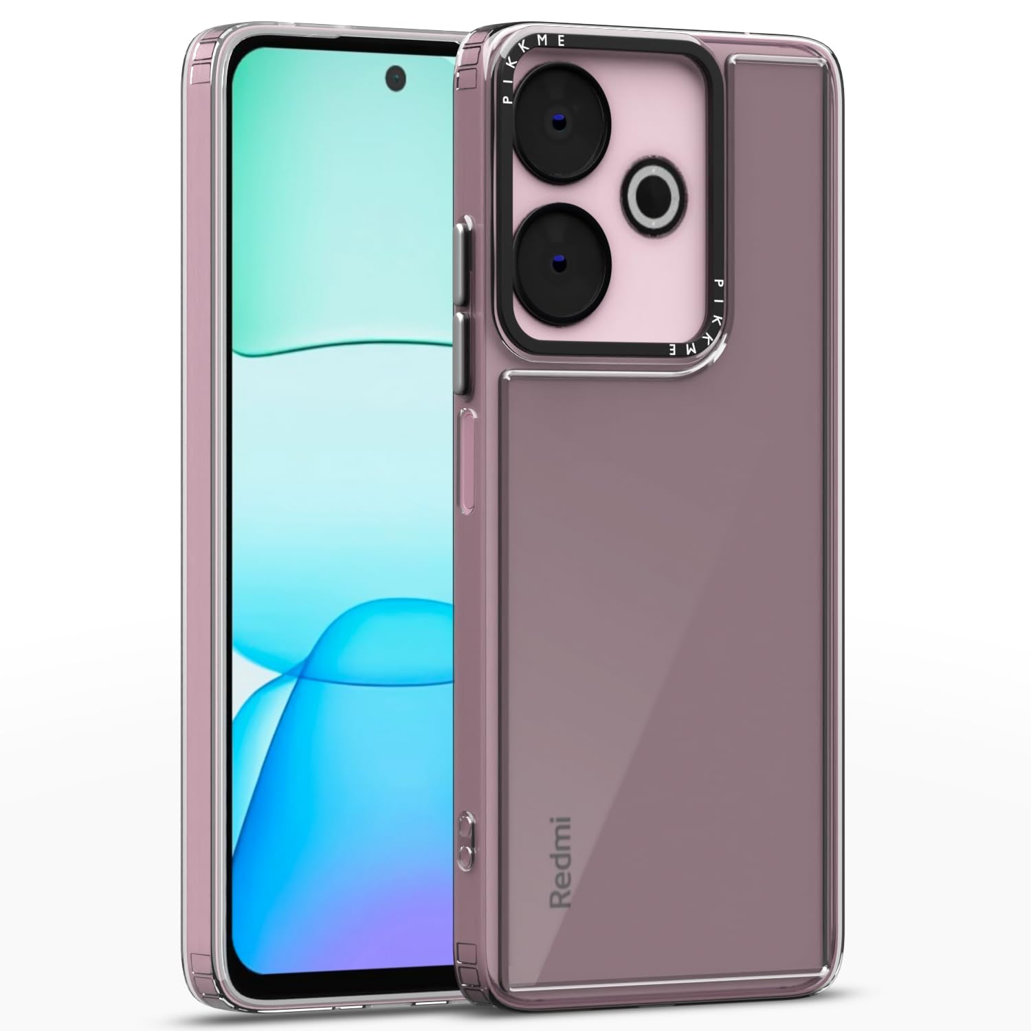 Pikkme PC + TPU Transparent Soft Case | Flexible Shockproof Back Cover | Hybrid Crystal Clear Transparent Case for Redmi 13 5G / Poco M6 Plus 5G (Transparent) (B0DFMJMZHK) Amazon Price History, Amazon Price Tracker