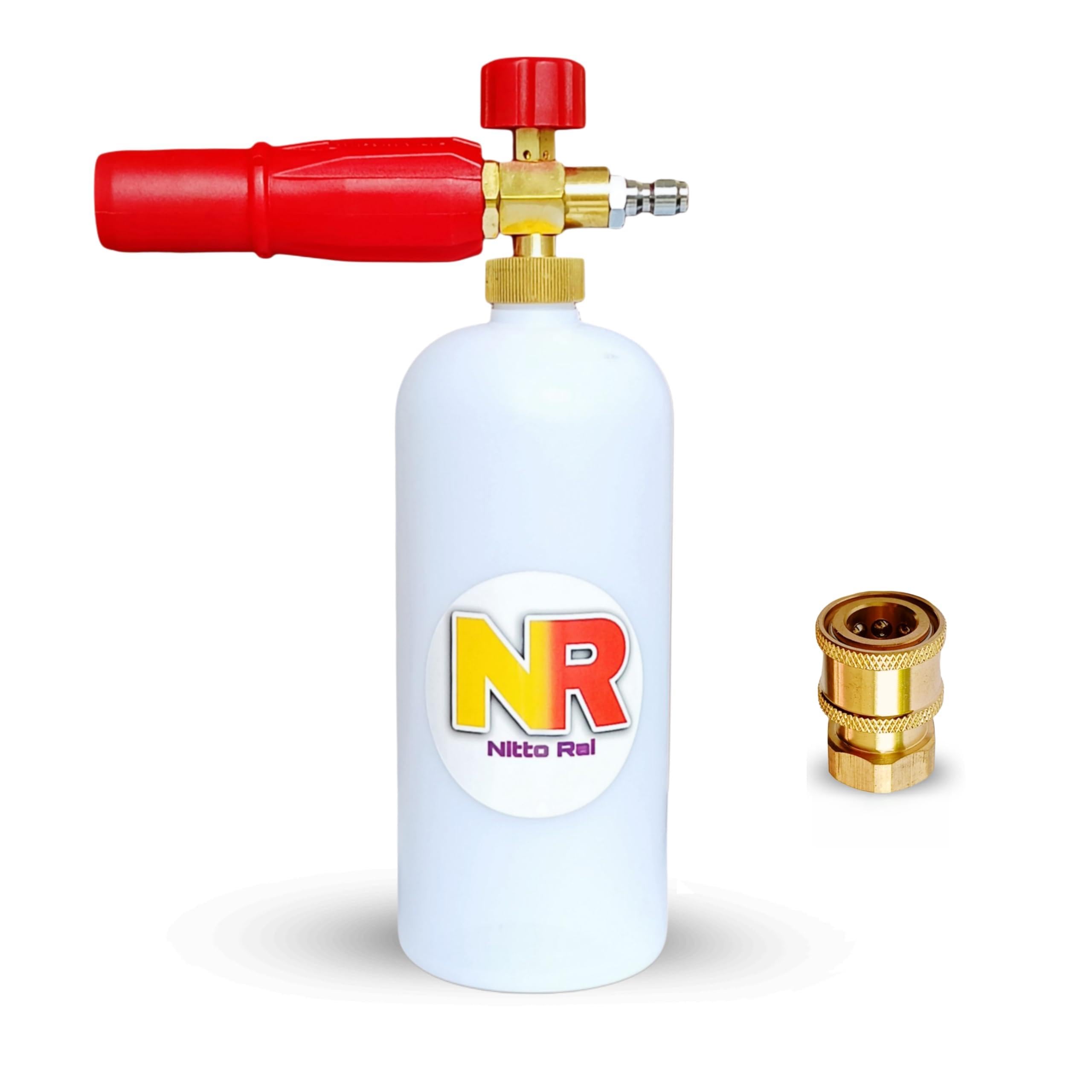 Nitto Rai Brass Nr Foam Cannon Red 1Ltr Snow Foam Lance For