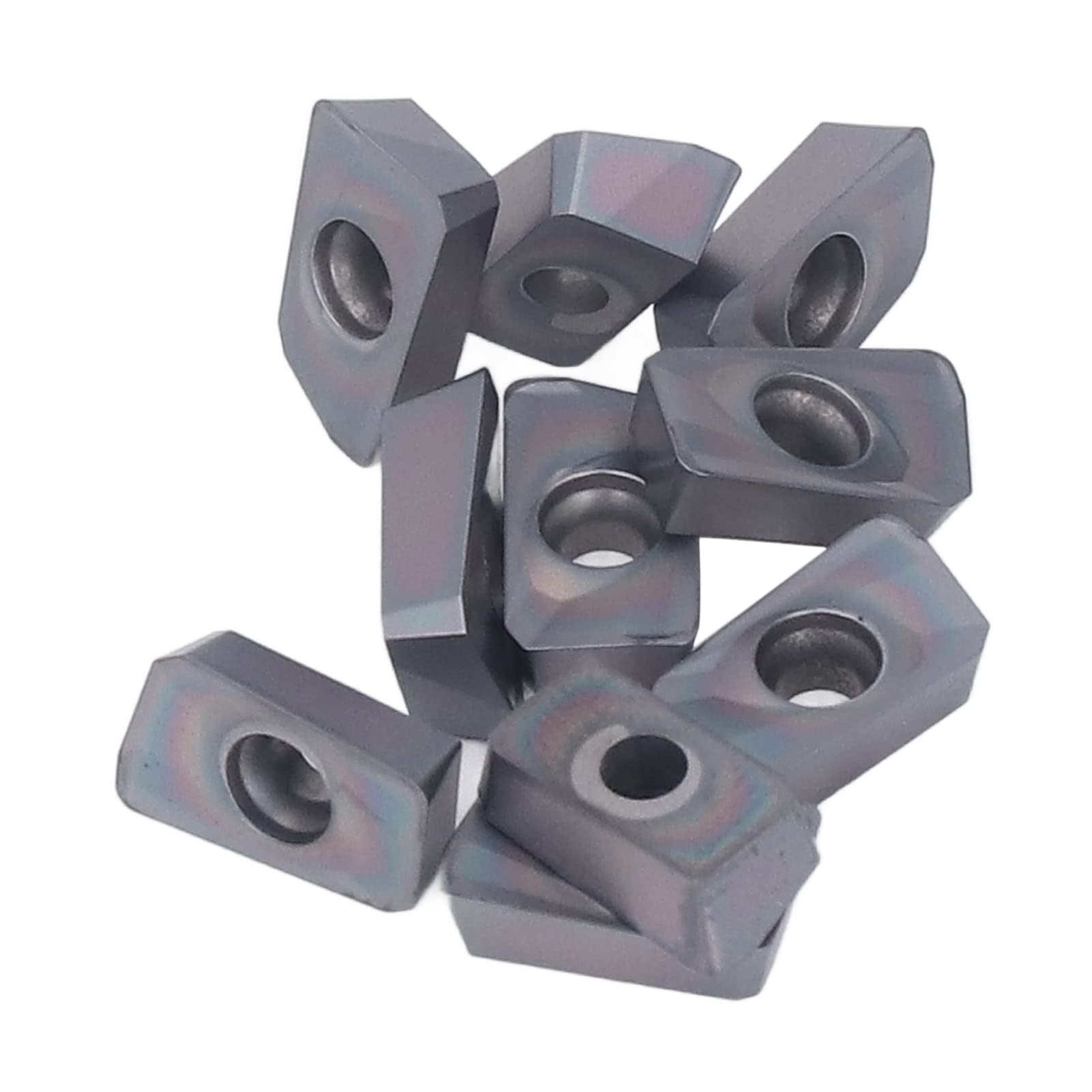 Insertos de carburo para fresado de metal con geometría de alta estabilidad estructural