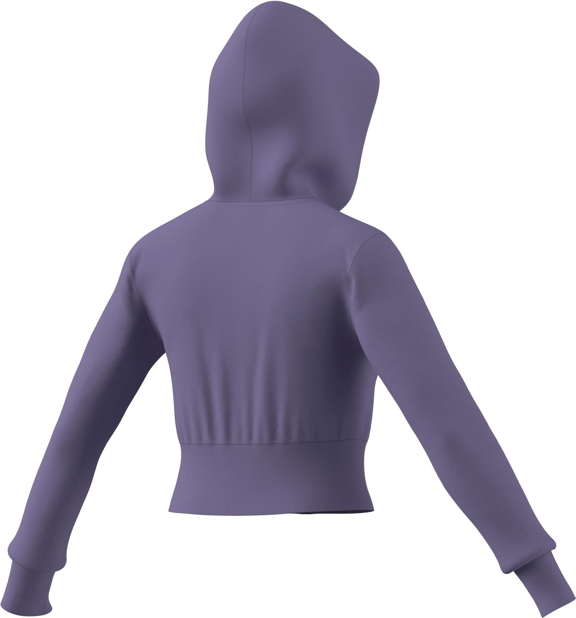 adidas Women Felpa con Zip Intera in Spugna Francese Essentials stagionali