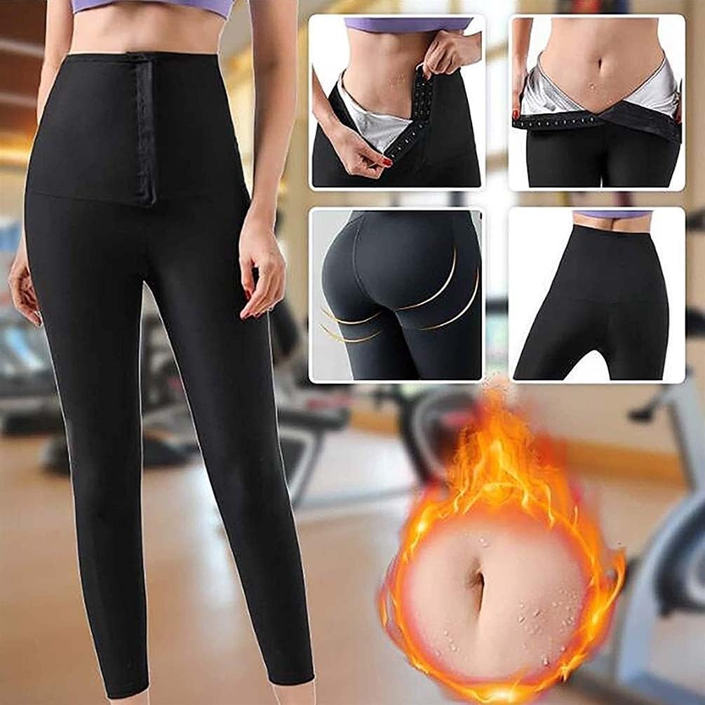 Spodnie do sauny dla kobiet wysoka talia bielizna modelująca strój kąpielowy kobiety wyszczuplające czarne spodnie do sauny fitness siłownia joga kobiety dziewczyna strój do sauny kobiety strój do