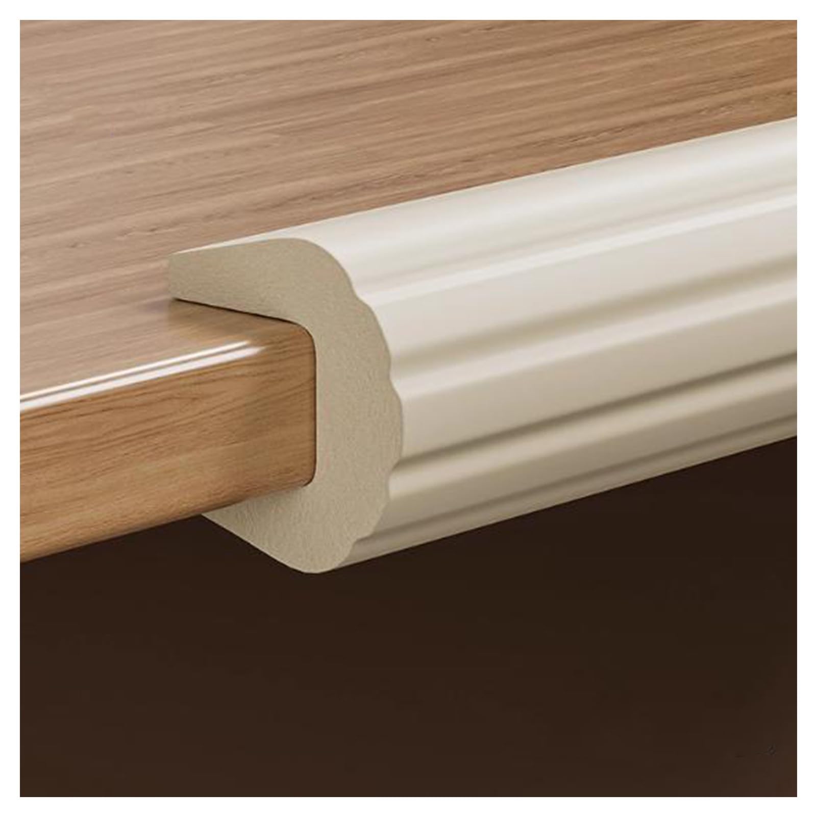 Protector de esquinas de borde de espuma, tiras autoadhesivas anticolisión para seguridad de muebles y escritorios