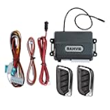 BANVIE Car Keyless Entry System, Car Central Power Door Lock with 4 Button Remote Control Transmitter, Electrical Anti-Theft installations for Vehicles