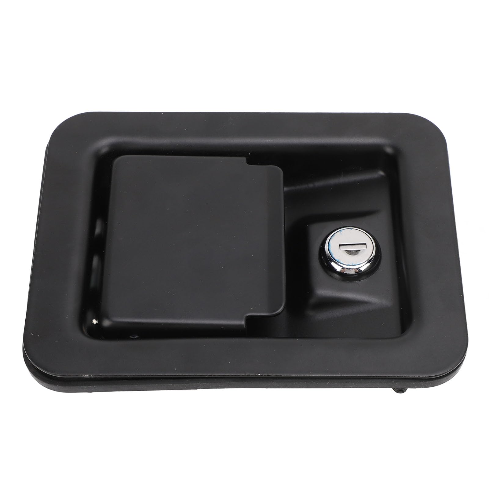 Serrure à Palette de Poignée de Camping-car Acier Inoxydable 304, Serrure Boîte Outils Remorque avec Clés, 5,5x4,2 Loquet Poignée encastré Serrure Boîte Outils Camion Loquet Porte