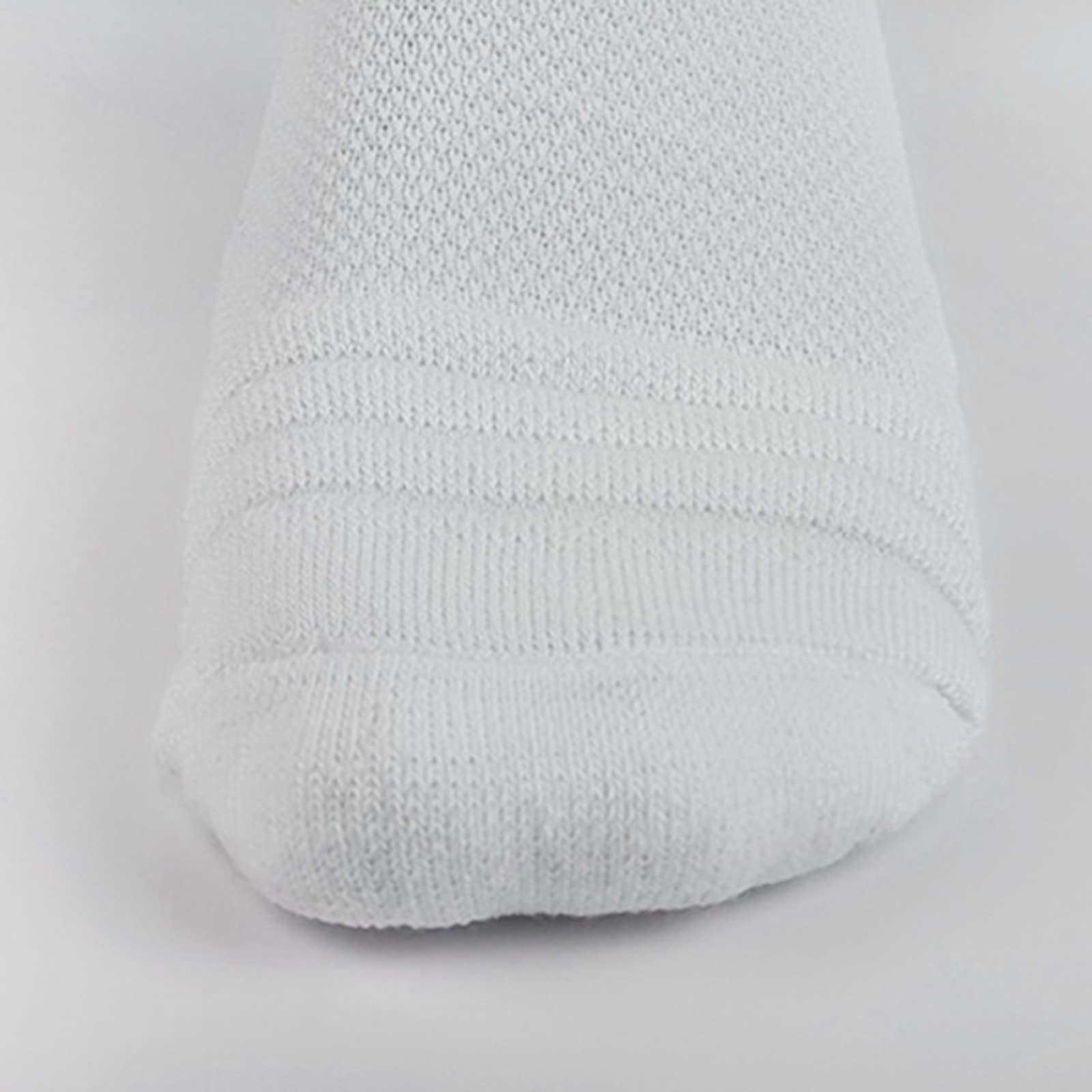 6 par skarpetek do sneakersów, tkanina siatkowa, dla kobiet i mężczyzn, skarpety sportowe, krótkie, bawełniane, oddychające, biały, rozmiar uniwersalny