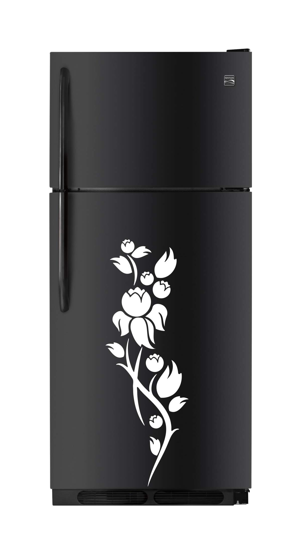 Decor Villa Cute Flowers Fridge Sticker & Wall Sticker (PVC Vinyl,Size- 30 cm x 88 cm)-image-35