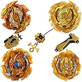 4 PCS Bey Battle Burst Blade God Evolution High Performance Sword Launcher, Ripcord Launcher LR...