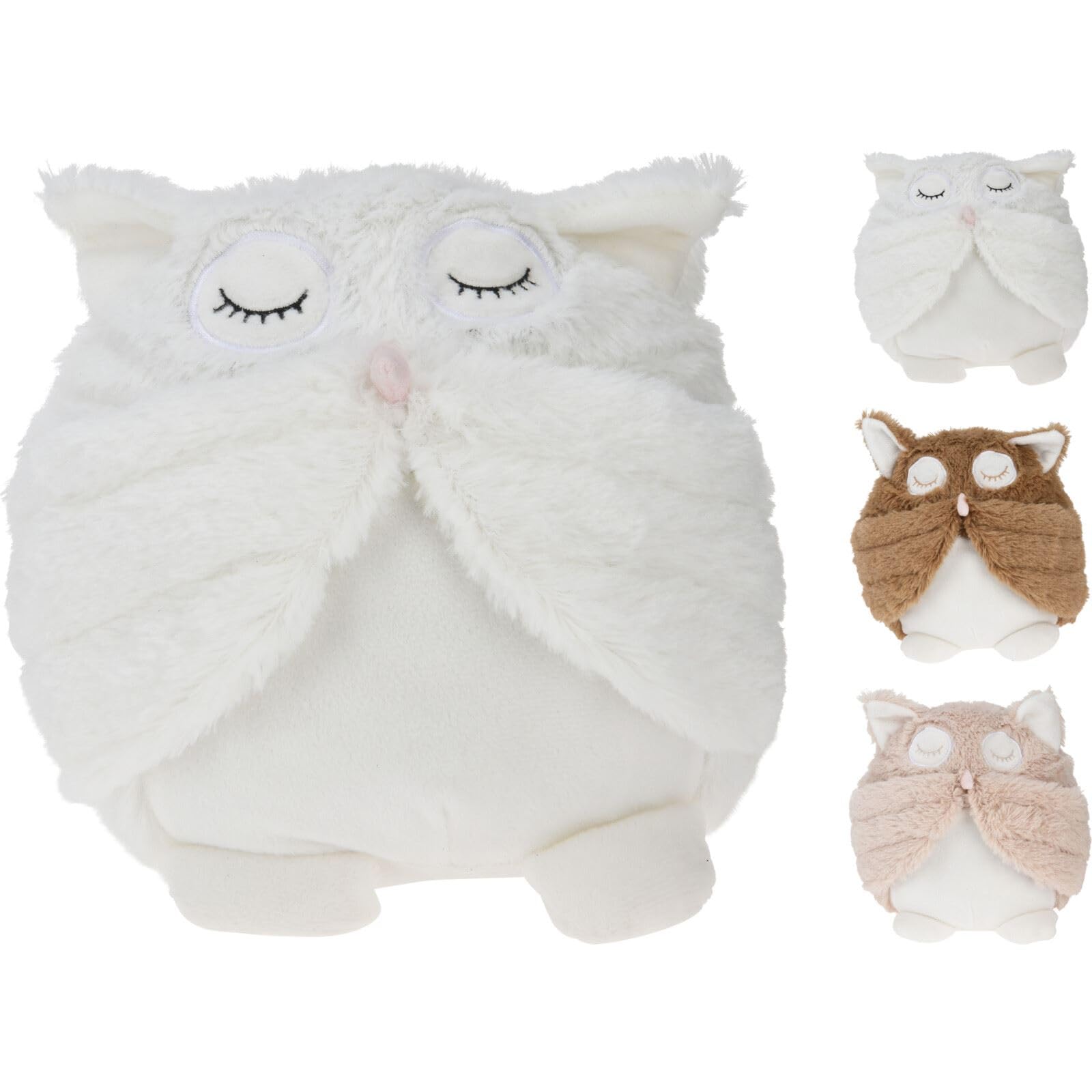 Carousel Home Colour Varies Sleepy Owl Doorstop | Decorative Fabric Barn Owl Door Stop | Novelty Bird Door Stopper Weighted Indoor Door Stop Owl - 18Cm ~ One Supplied