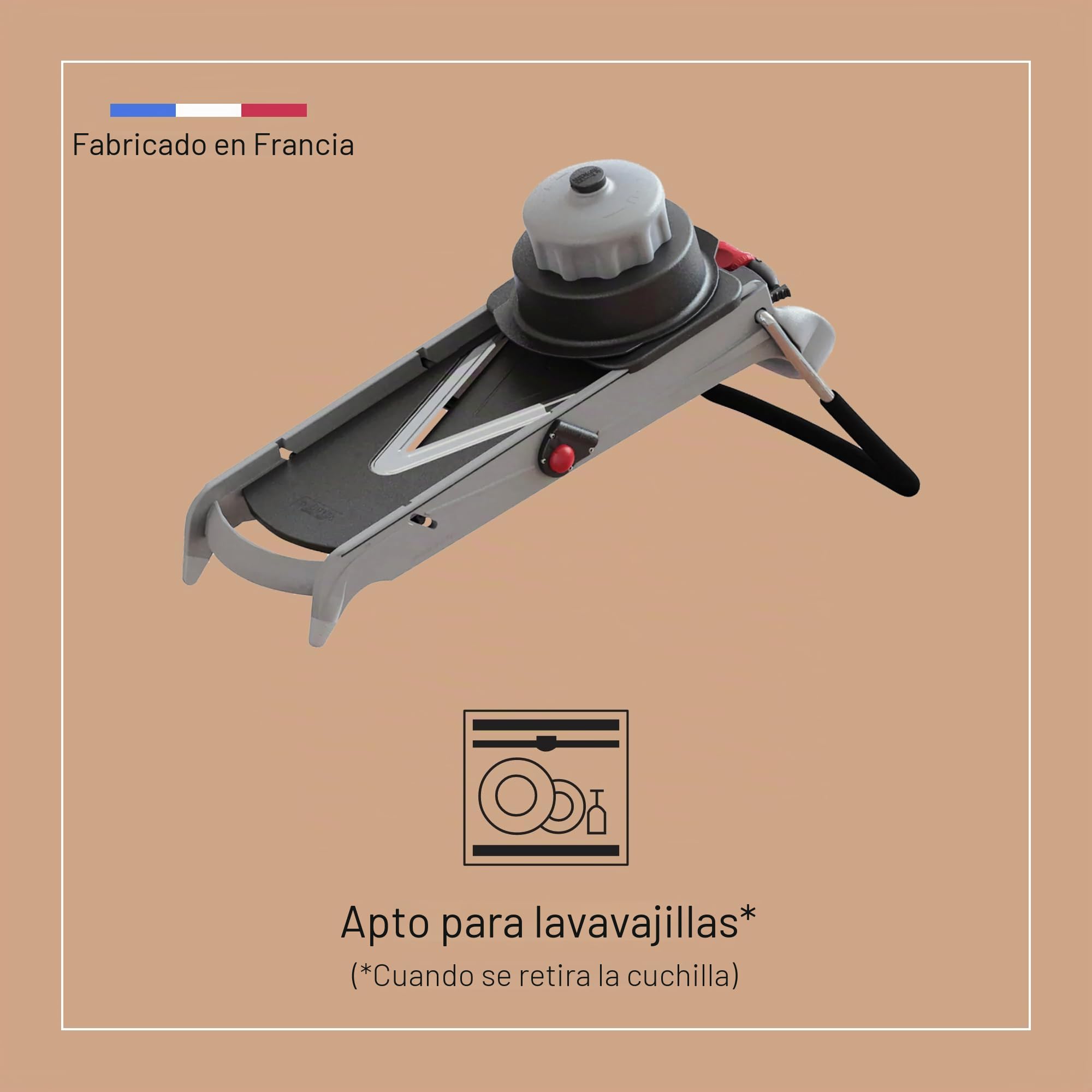 De Buyer, VIPER MANDOLINA + 2 CUCHILLAS JULIANA 4&10 MM,-2016.00